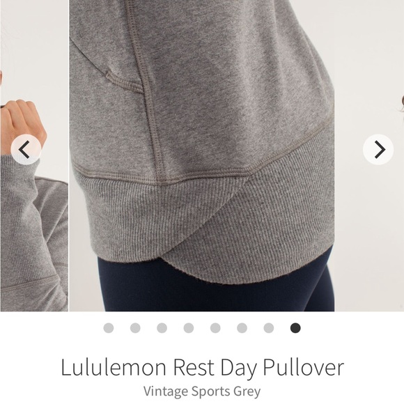 Lululemon Run Rest Day Pullover Sweater Jacket Gray size 2 - Picture 11 of 11